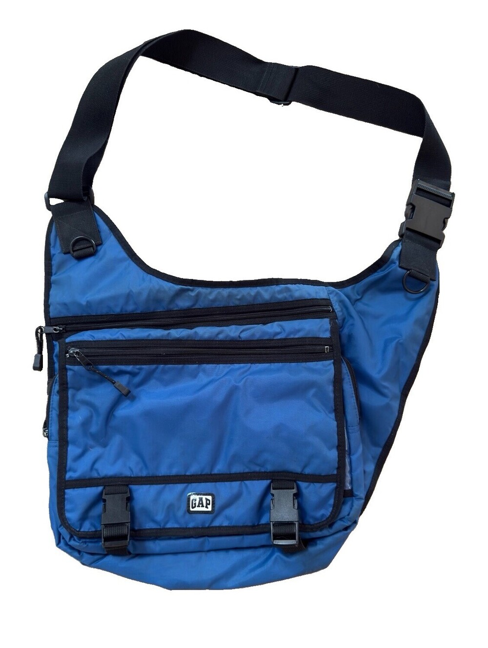 90s Y2K GAP Sling Cross Body Backpack Pack Bag Blue Messenger Gorpcore 2000s